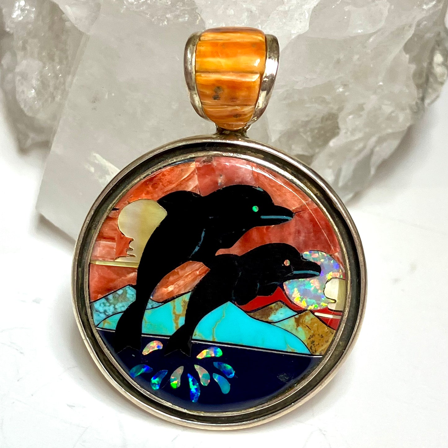 Sunset Dolphins