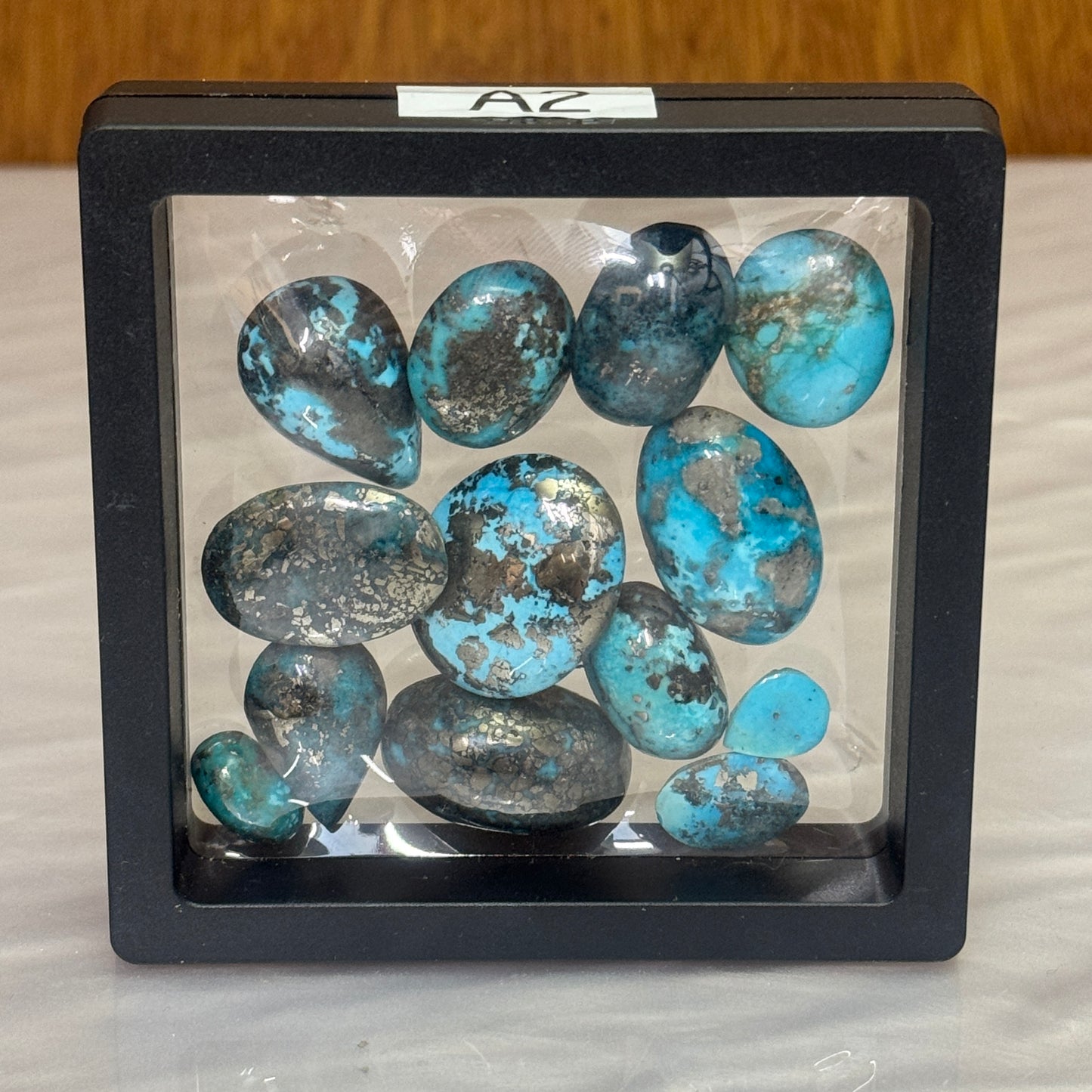 Beautiful Blue Estate Turquoise with Pyrite