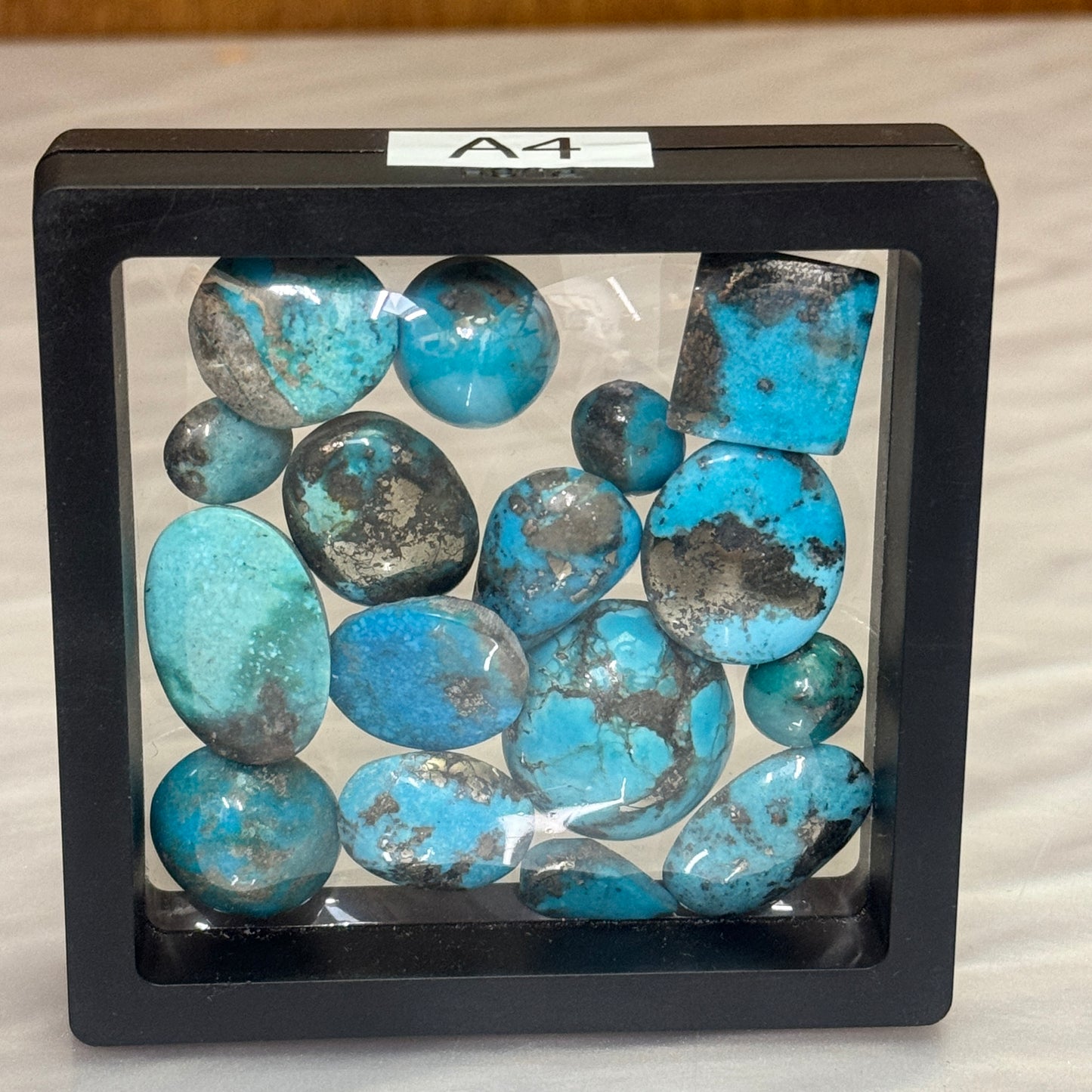 Beautiful Blue Estate Turquoise with Pyrite