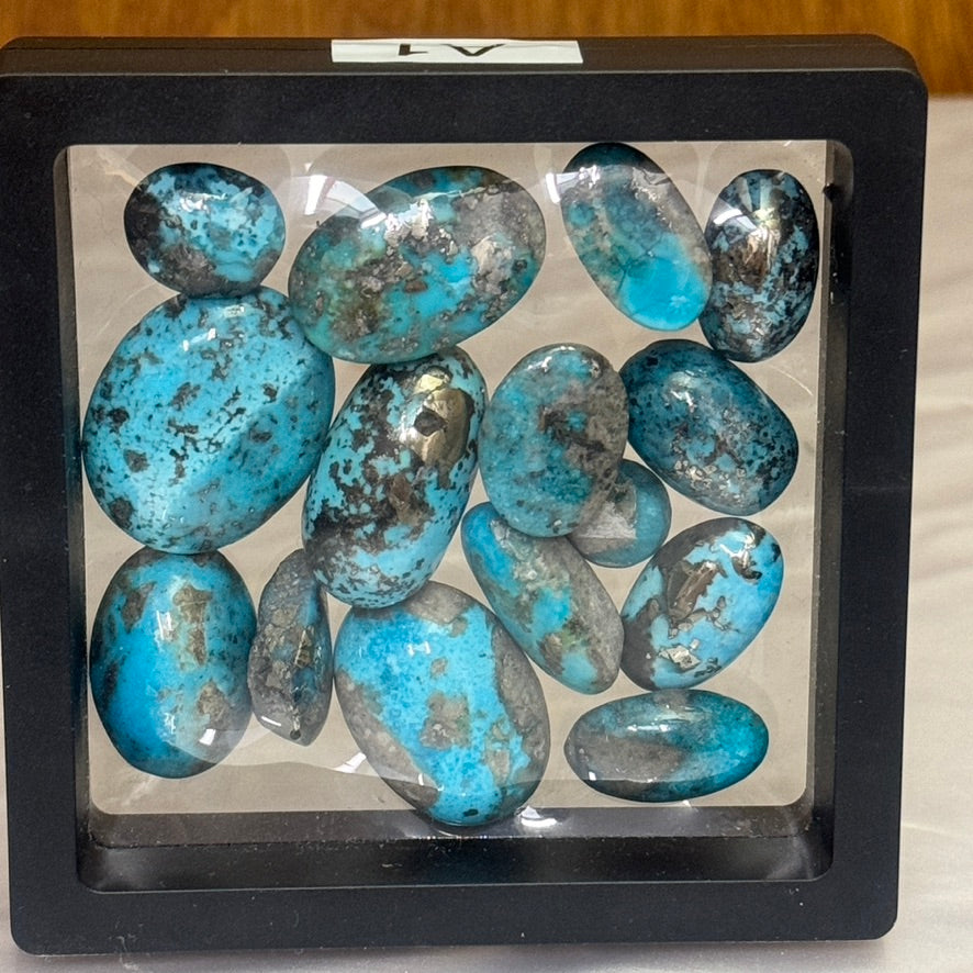 Beautiful Blue Estate Turquoise with Pyrite