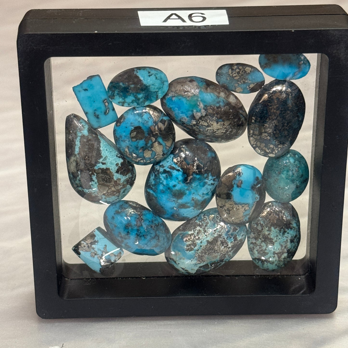 Beautiful Blue Estate Turquoise with Pyrite