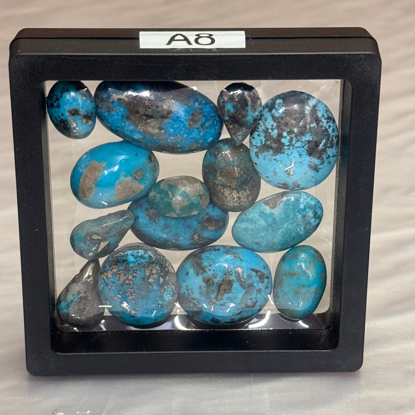 Beautiful Blue Estate Turquoise with Pyrite