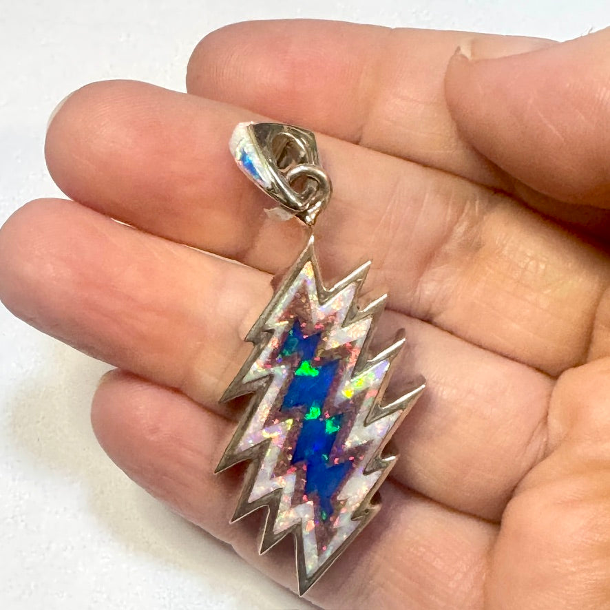 Opal Bolt Pendant
