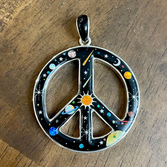Large Galaxy Peace Sign