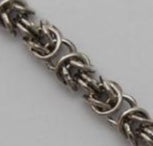 Round Byzantine Chain - Oxidized Finish