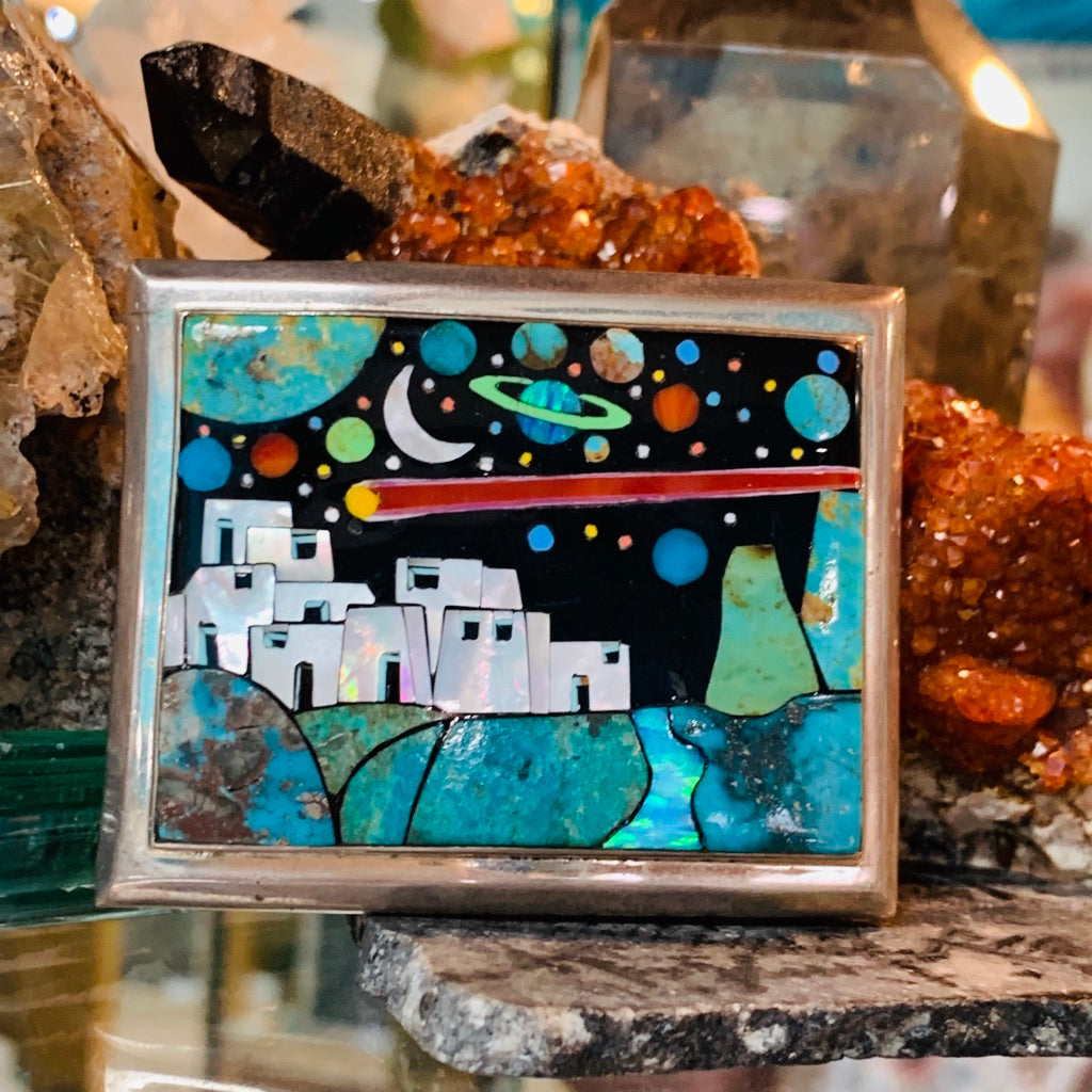 Pueblo Galaxy Belt Buckle