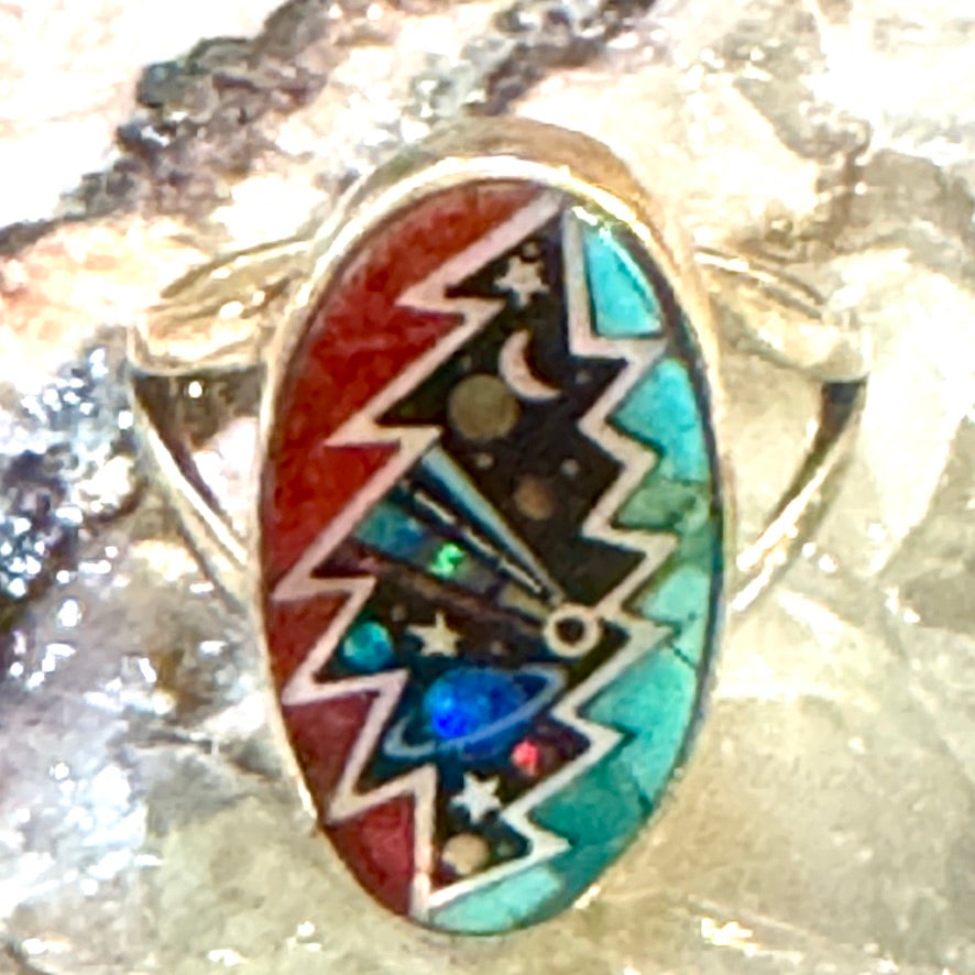 Oval Galaxy 13 Point Bolt Ring