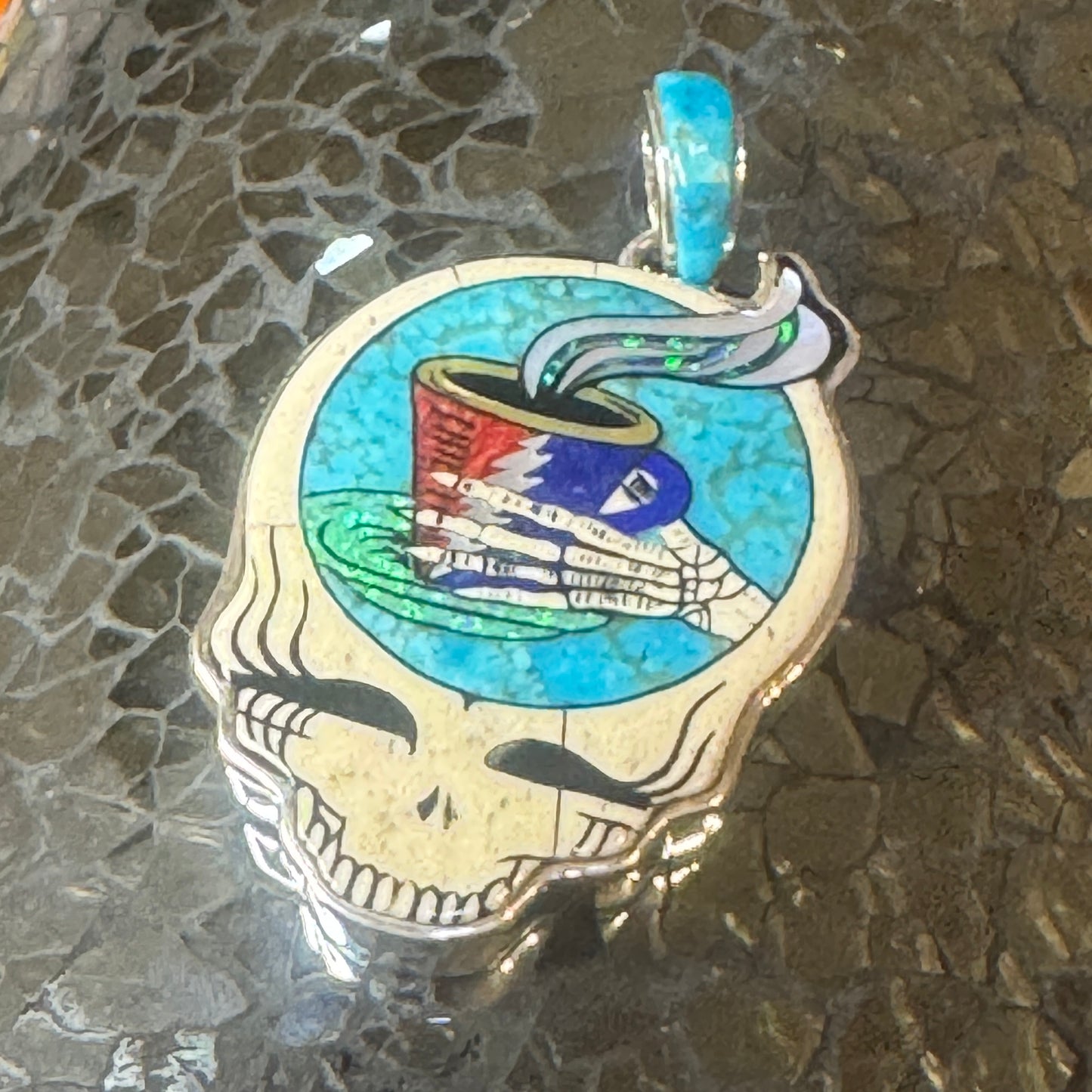 Turquoise Coffee Stealie