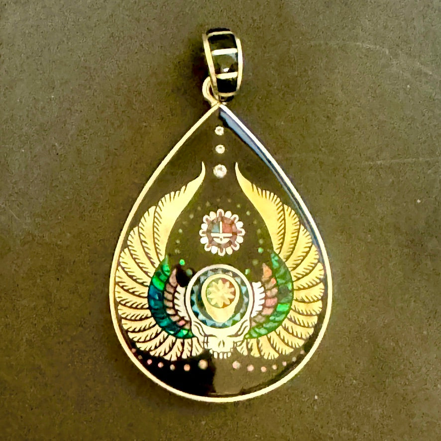 Teardrop Winged SYF Pendant