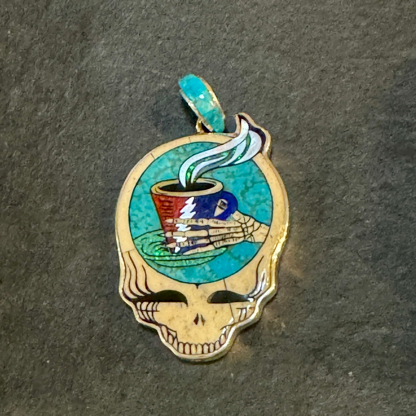 Turquoise Coffee Stealie