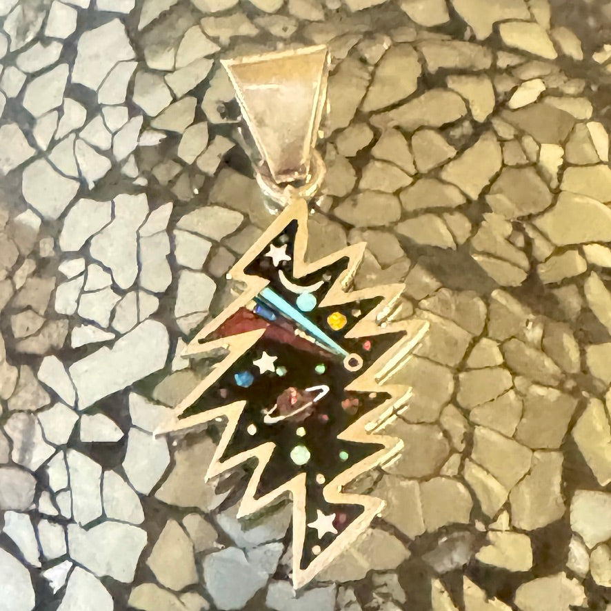 Medium Galaxy Bolt Pendant