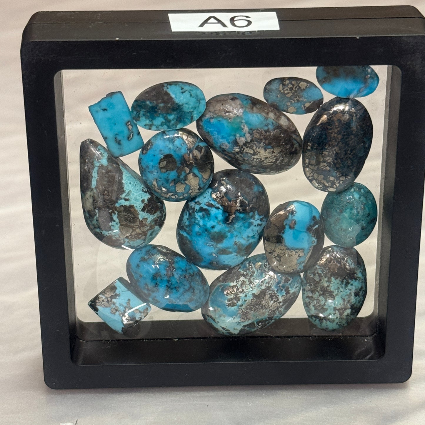 Beautiful Blue Estate Turquoise with Pyrite