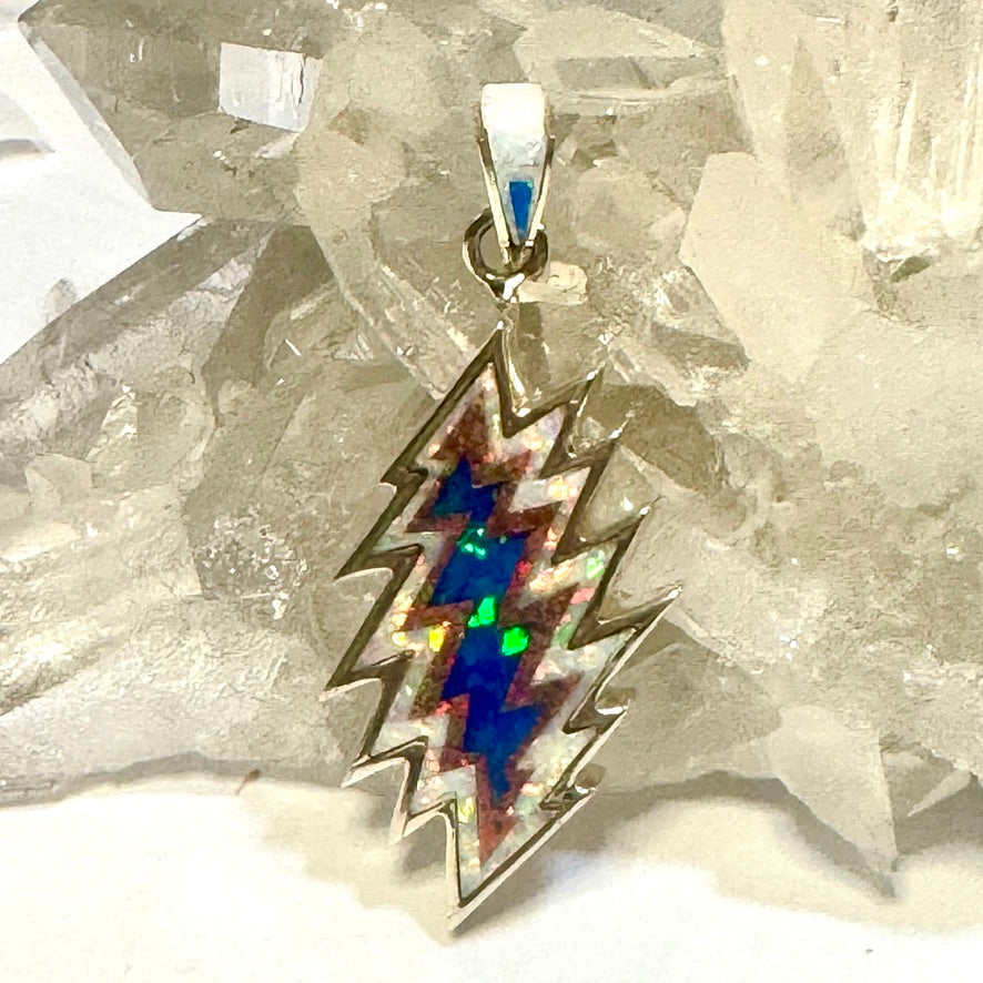 Opal Bolt Pendant