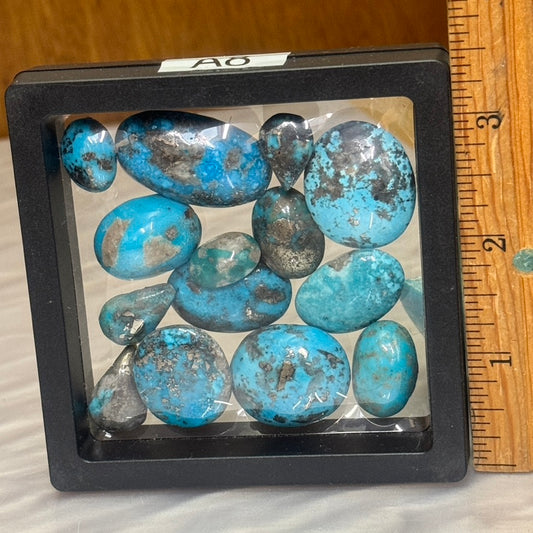 Beautiful Blue Estate Turquoise with Pyrite