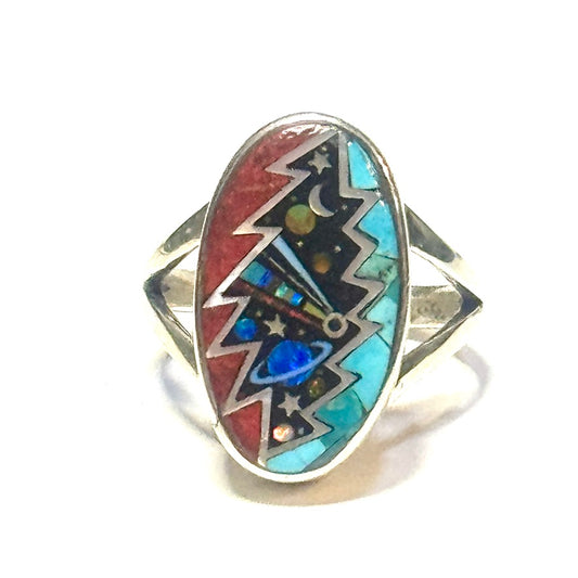 Oval Galaxy 13 Point Bolt Ring