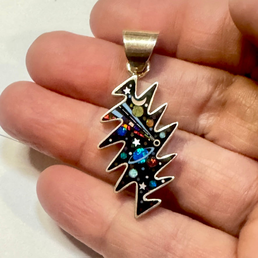 Small Galaxy Bolt Pendant