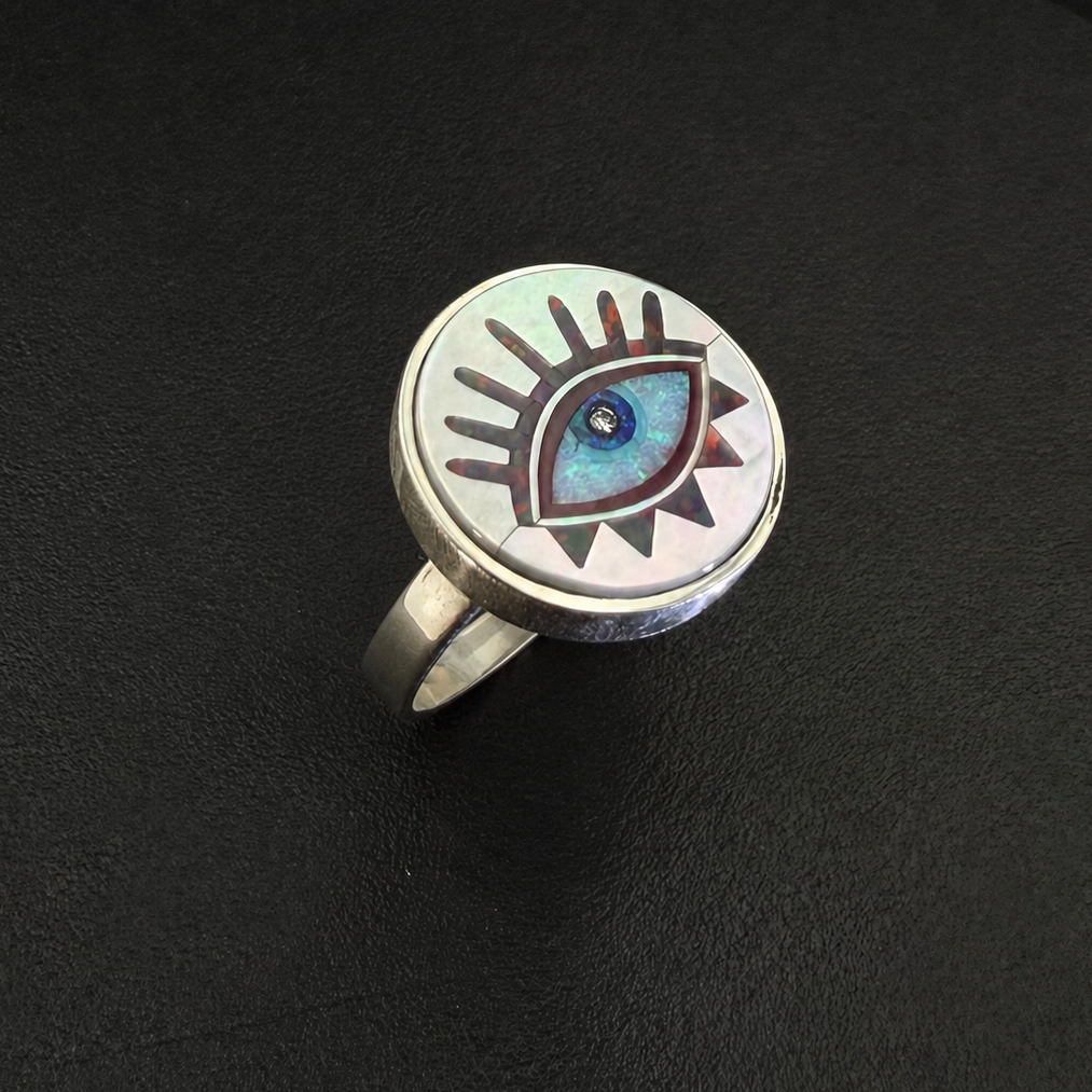 All-Seeing Eye Inlay Ring