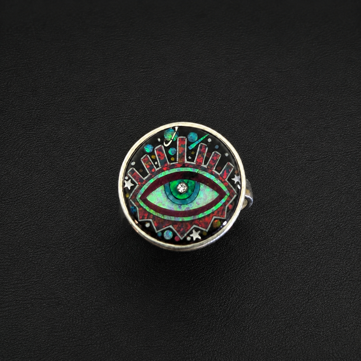 All-Seeing Eye Inlay Ring