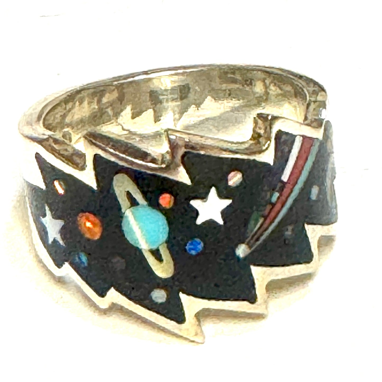 Galaxy Bolt Band Ring