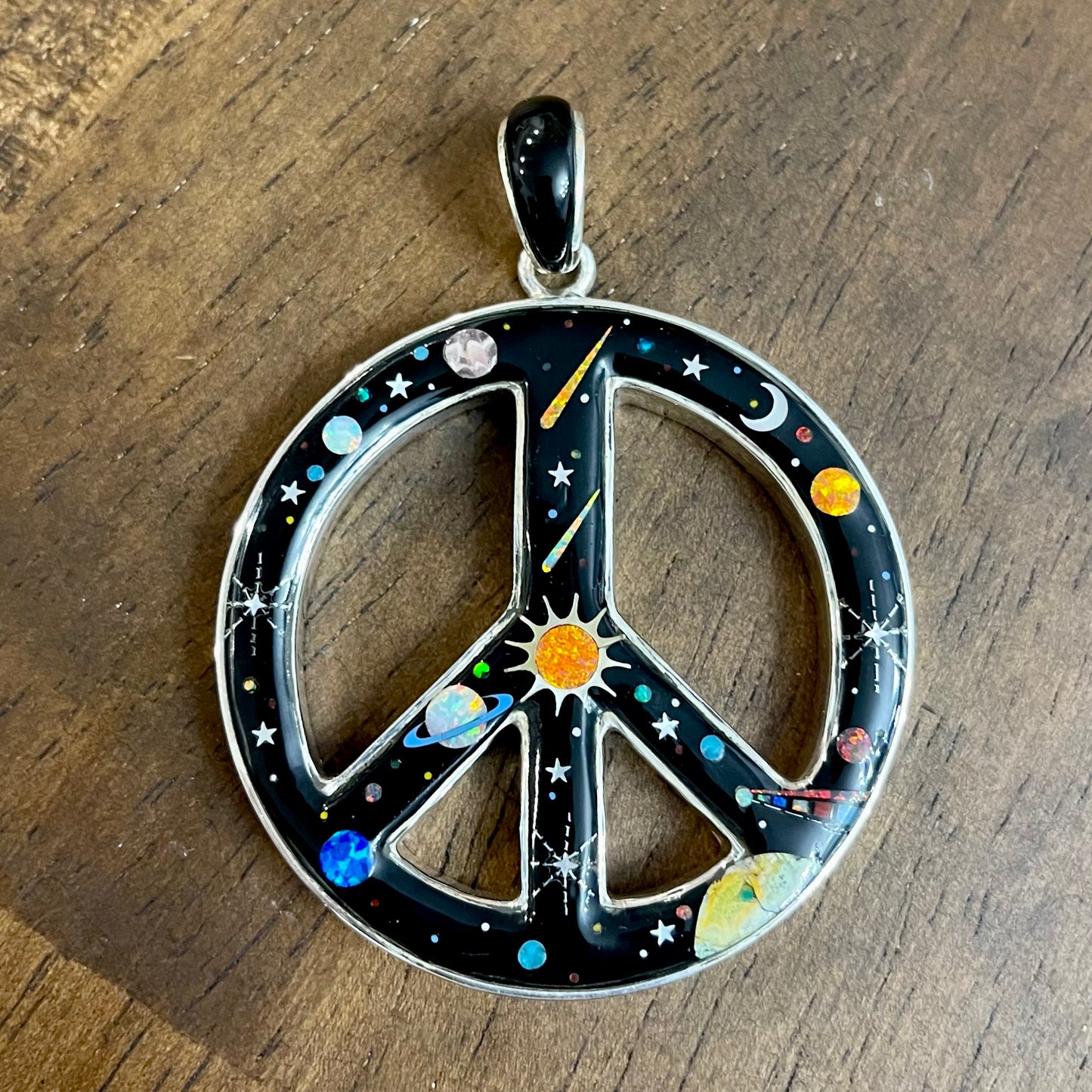 Large Galaxy Peace Sign